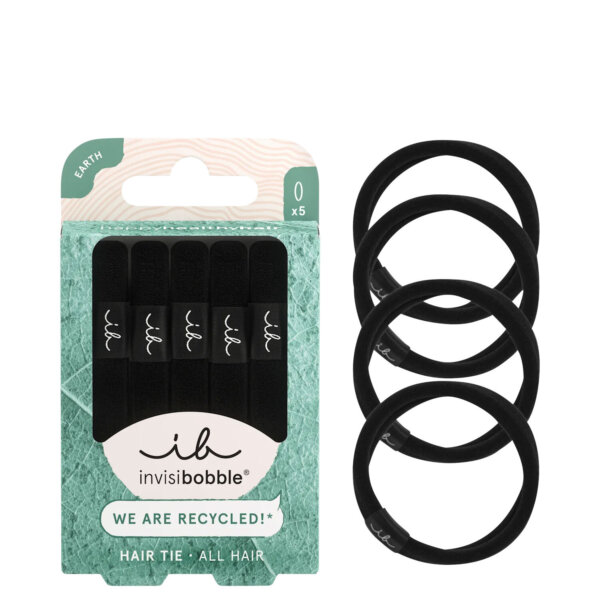 Invisibobble Hair Tie Black – hair ties 5 tk