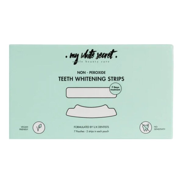 My White Secret Teeth Whitening Strips valgendusribad 7 tk My White Secret Teeth Whitening Strips 7 tk