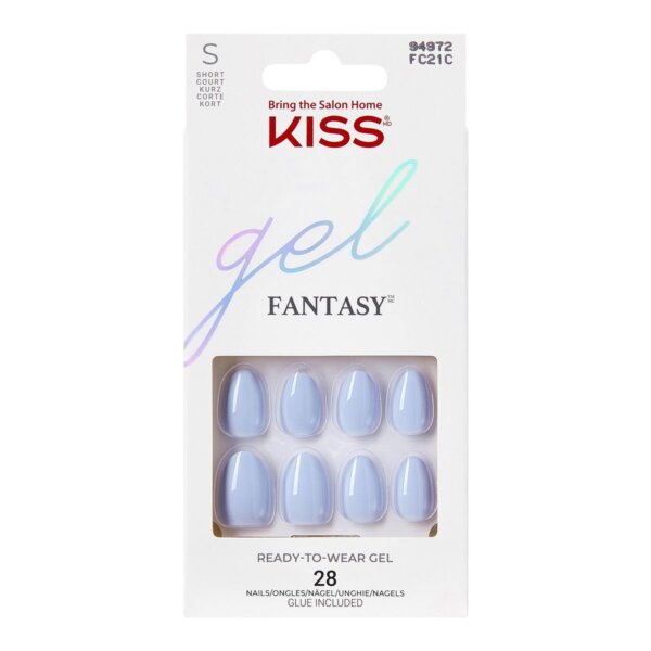 KISS Gel Fantasy Day 1 Blue 28 ks )