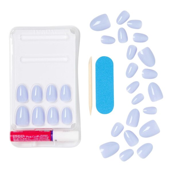 KISS Gel Fantasy Day 1 Blue 28 ks )