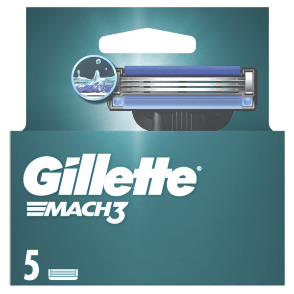 Gillette Mach3 – Spare heads 5 tk