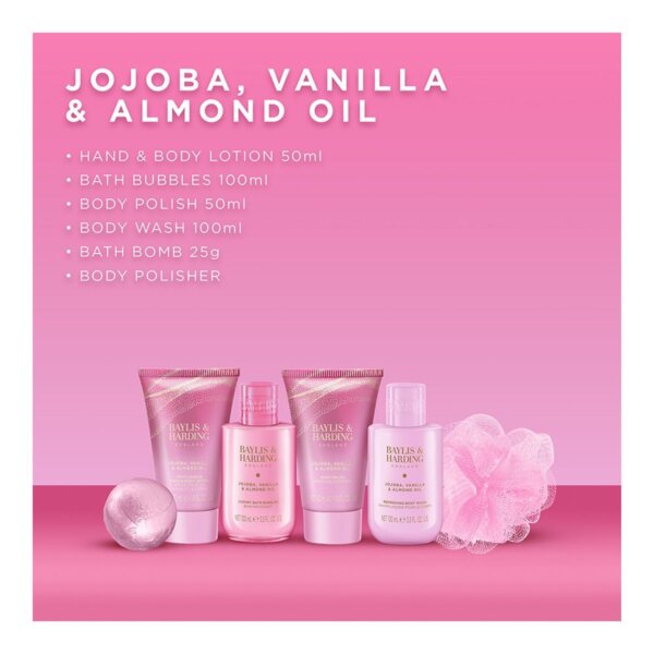 Baylis & Harding Jojoba, Vanilla & Almond Oil Box 6 ks ) – pilt 3