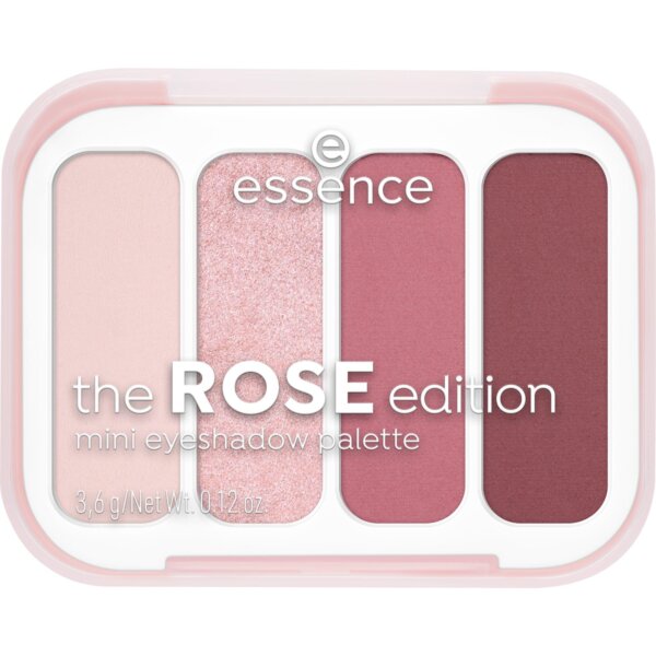 Essence Rose Mini Eyeshadow Palette lauvärvipalett 3,6 g Essence Rose Mini Eyeshadow Palette 3,6 g