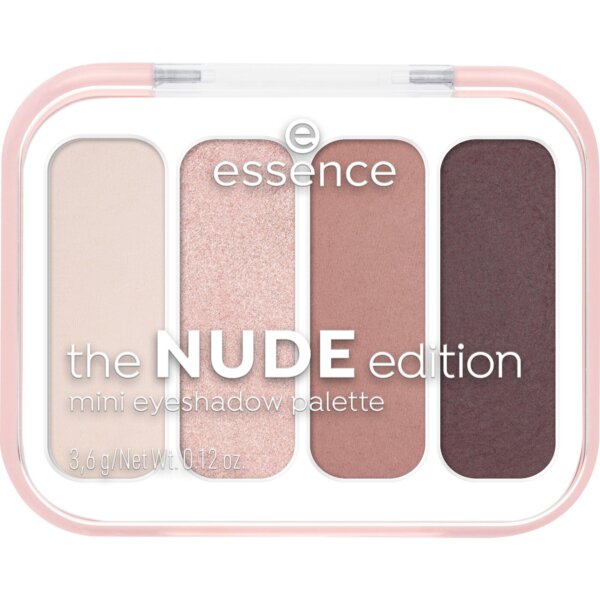Essence Nude Mini Eyeshadow Palette lauvärvipalett 3,6 g Essence Nude Mini Eyeshadow Palette lauvärvipalett 3,6 g