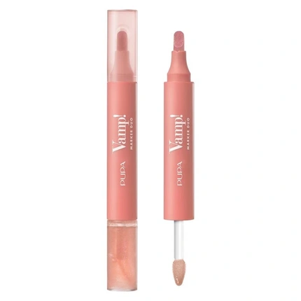 qogita-8011607403158-0 Pupa Vamp! Marker Duo – lip marker and oil gloss 2 in 1 4 ml