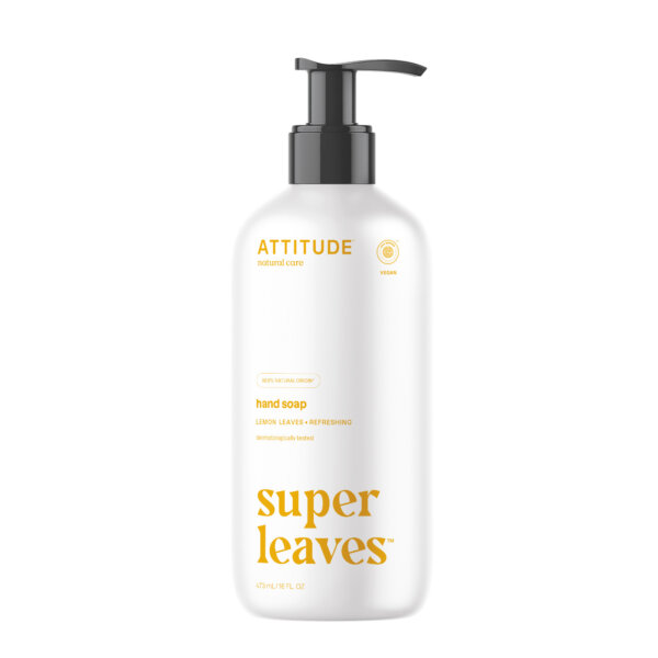 Attitude Super Leaves Natural Hand Soap with Detox Effect – citrus leaves 473 ml Attitude Super Leaves Natural Hand Soap with Detox Effect – citrus leaves 473 ml