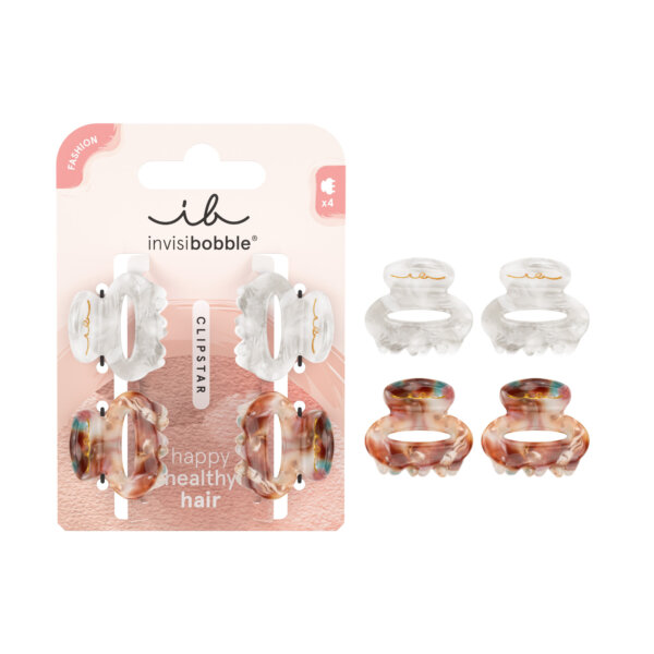 Invisibobble Clipstar Petit Bijoux S 4 ks ) Invisibobble Clipstar Petit Bijoux S 4 ks )